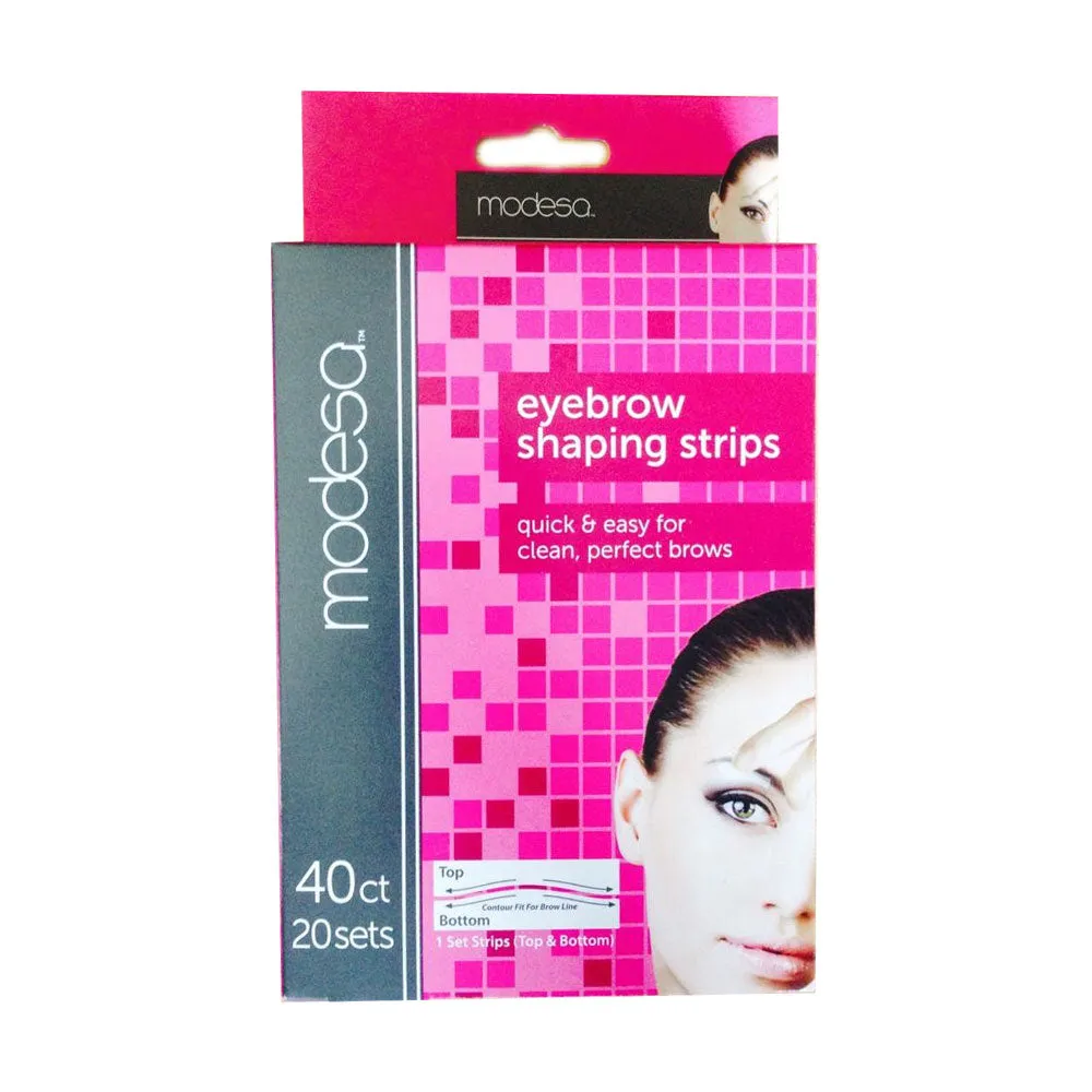 40 Eyebrow Shaping Strips Mini Wax Hair Removal Shapers Face Waxing Smooth Brows