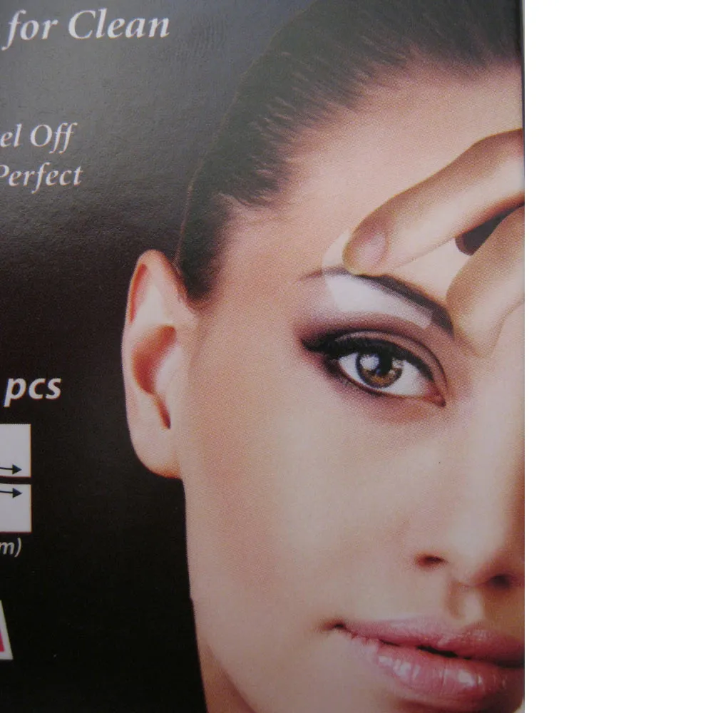 40 Eyebrow Shaping Strips Mini Wax Hair Removal Shapers Face Waxing Smooth Brows