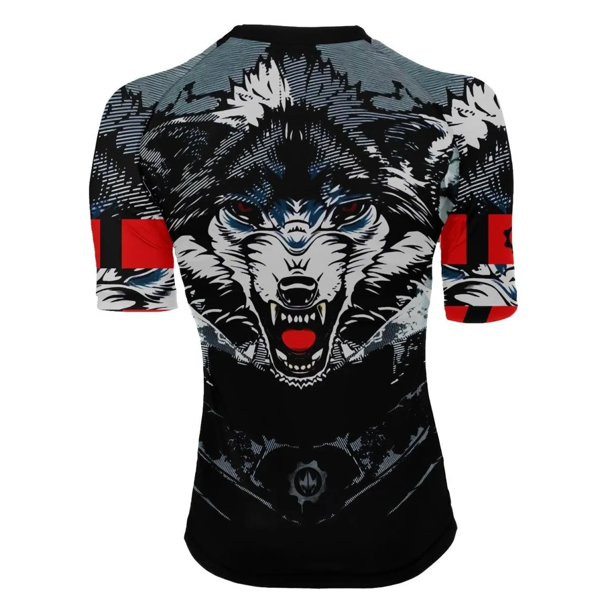 Angry Wolf Women's Short Sleeve Rash Guard