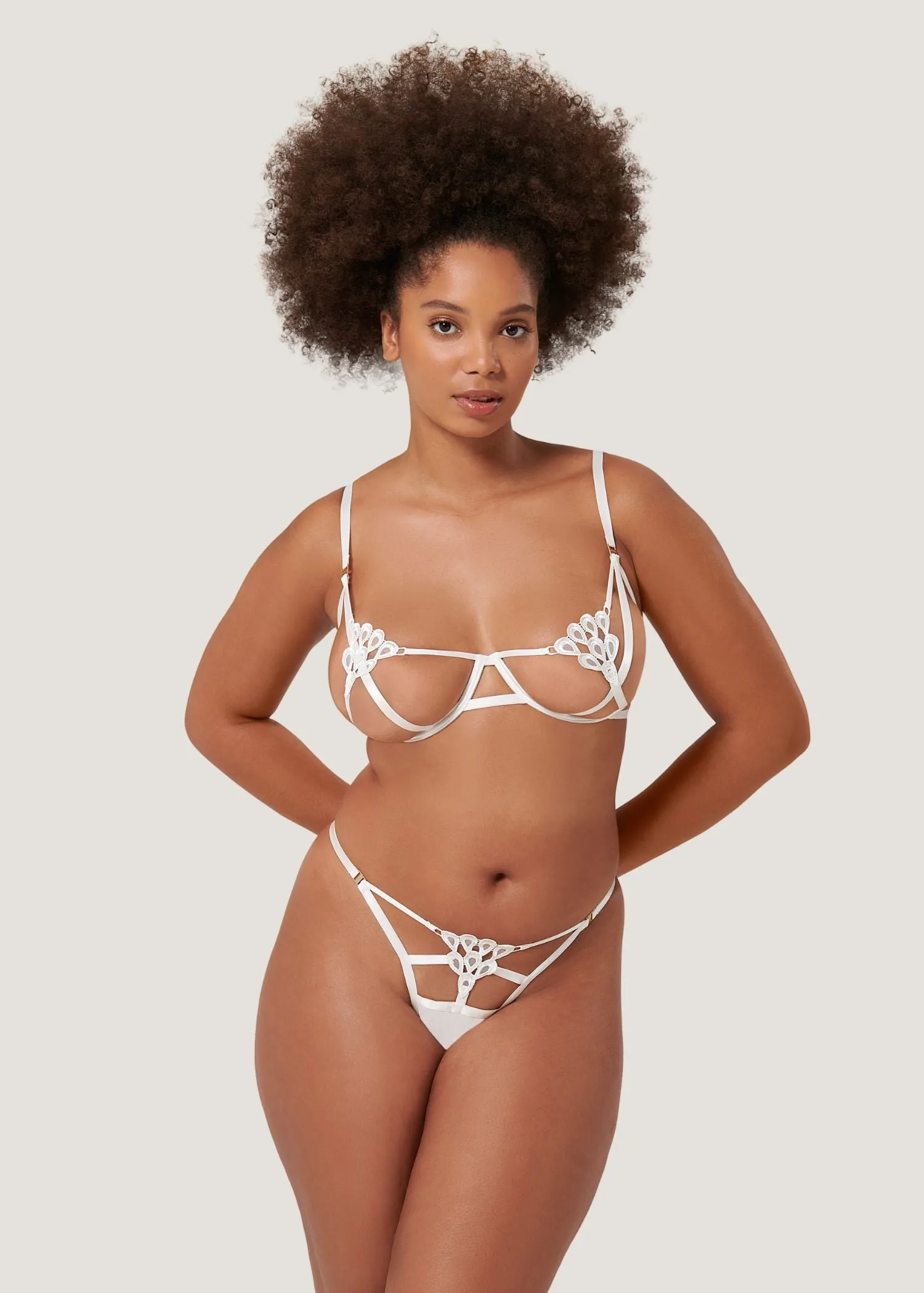 Aria Wired Bra (White)
