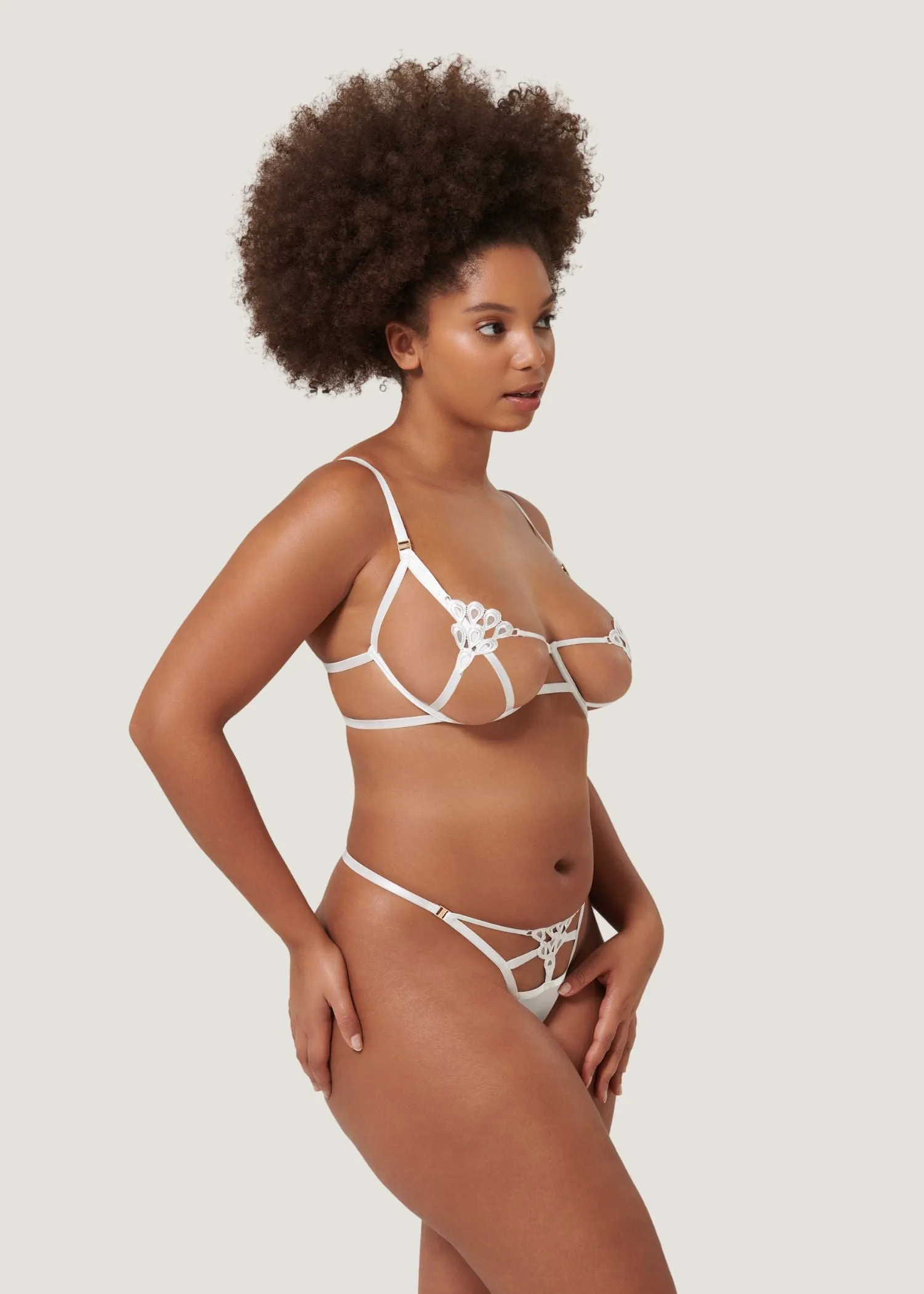 Aria Wired Bra (White)