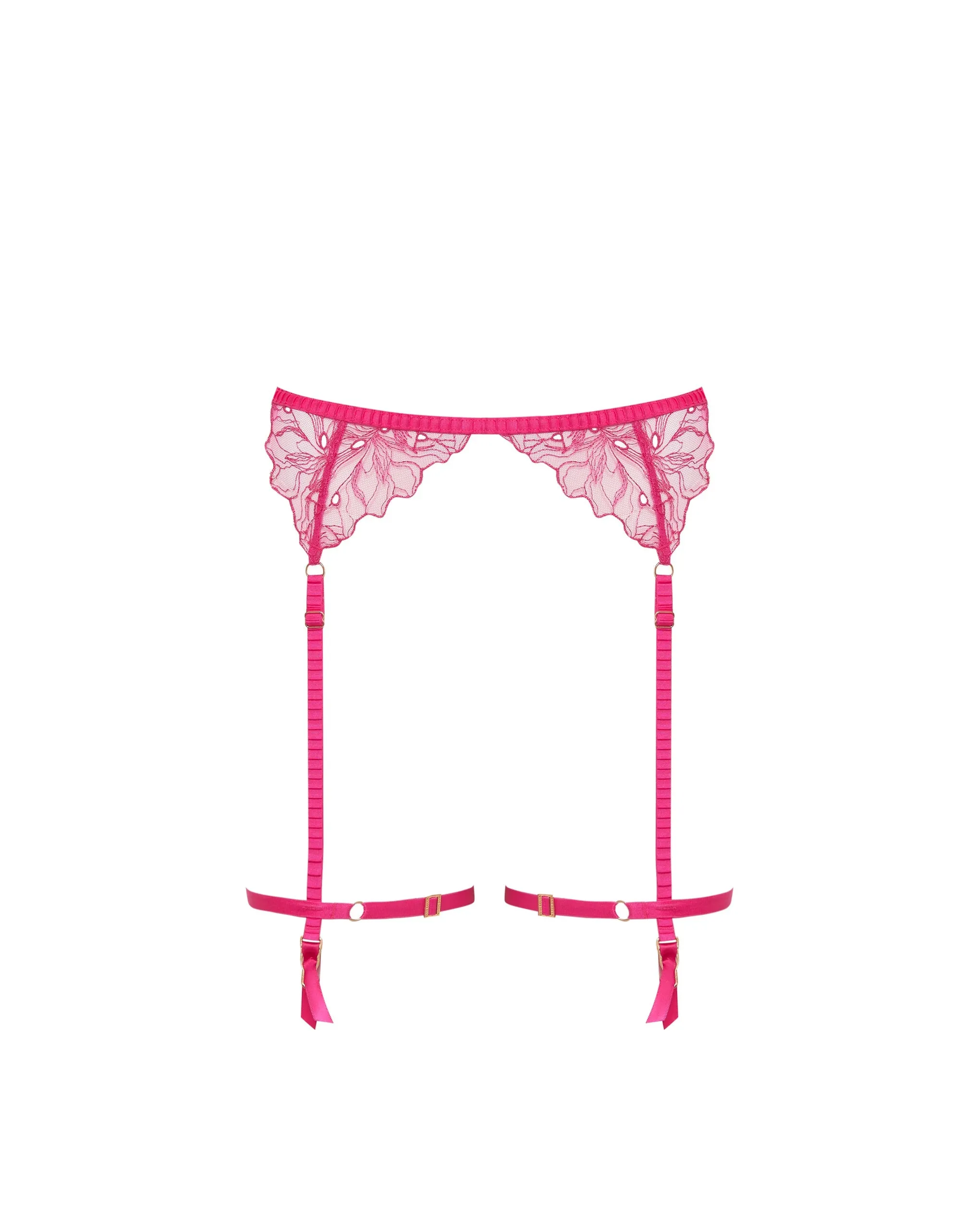 Astra Garter Belt Thigh Harness Fuchsia Pink