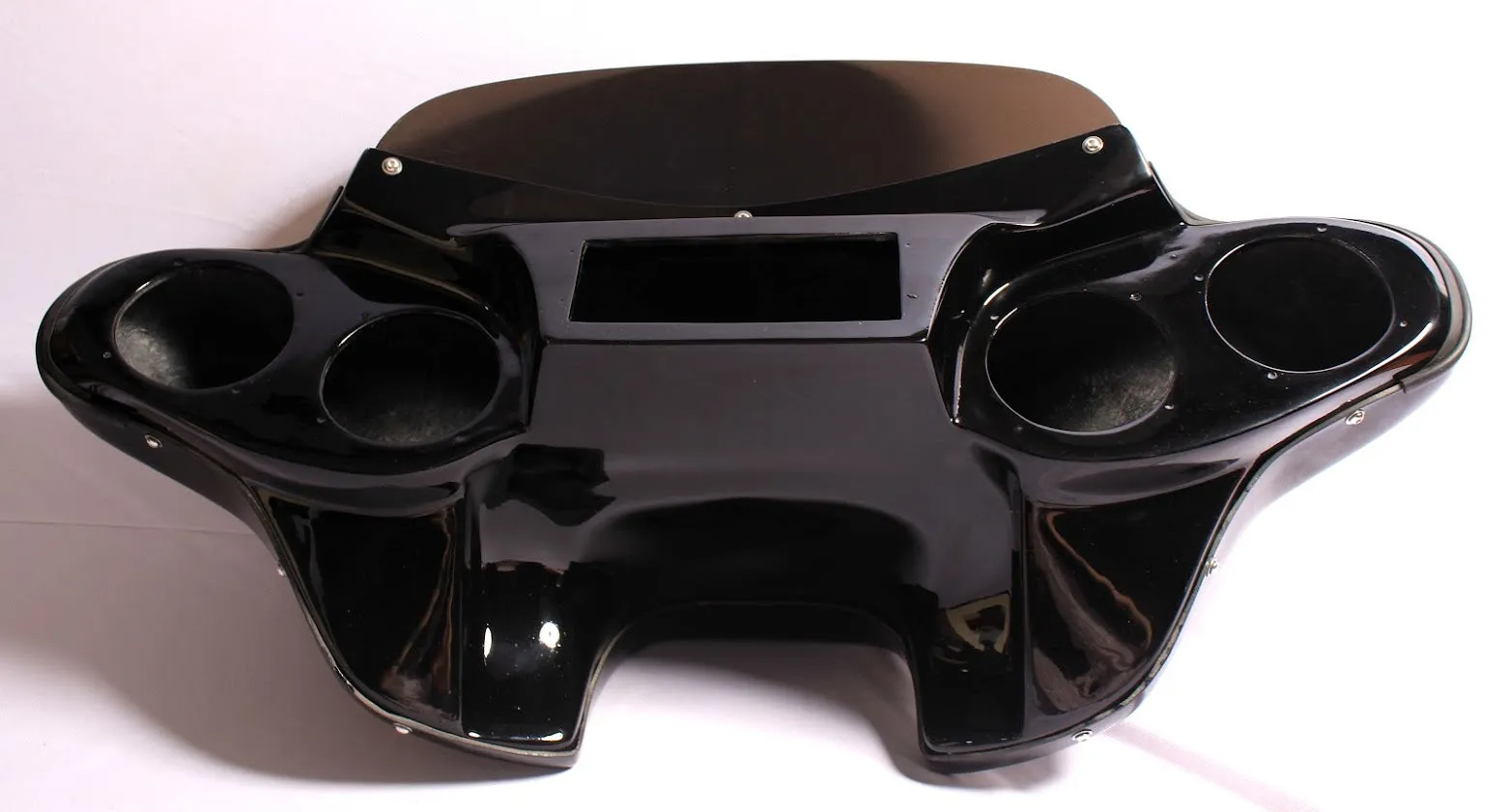Batwing Fairing Windshield 4 Triumph Touring Rocket 3 4x5 PAINTED ABS Single din
