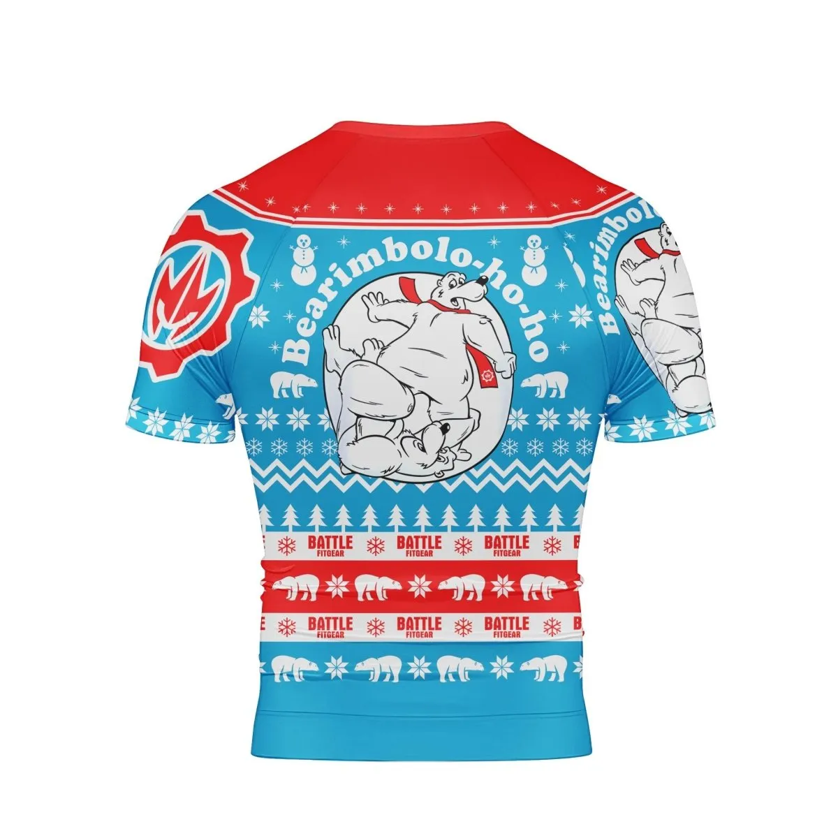 Bearimbolo-Ho-Ho Short Sleeve Rash Guard