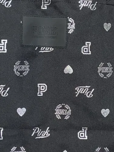 Brand New Victoria’s Secret PINK Black Tote Bag With Logo