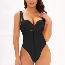 Breathable Sexy Ladies' Seamless Lace Body Briefer