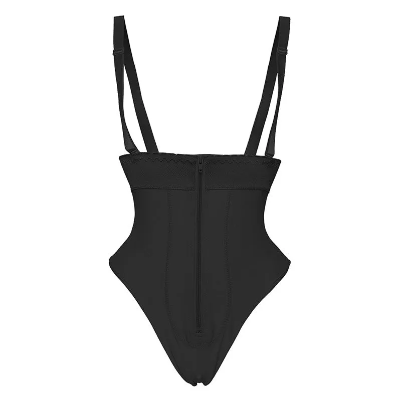 Breathable Sexy Ladies' Seamless Lace Body Briefer