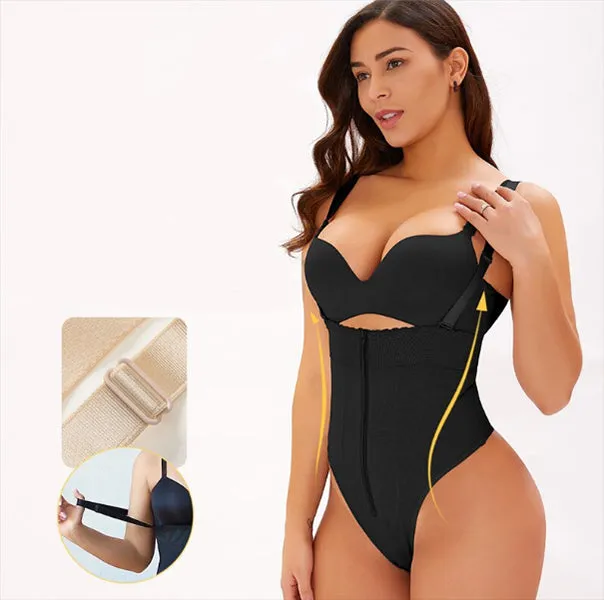 Breathable Sexy Ladies' Seamless Lace Body Briefer