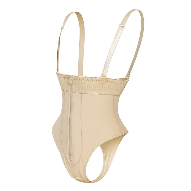 Breathable Sexy Ladies' Seamless Lace Body Briefer
