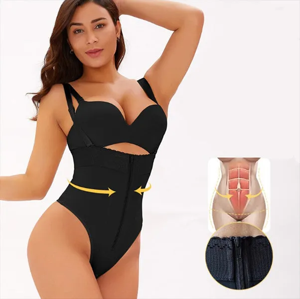 Breathable Sexy Ladies' Seamless Lace Body Briefer