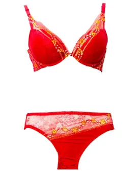 Bridal Bra Panty Sets - Zero Size - Single Padded Underwired Bra Panty Sets - BS3002