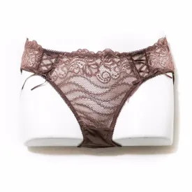 Bridal Brown Lace Net Pantie