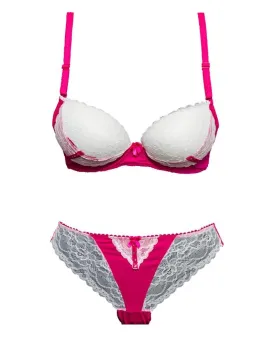 Bridal Pink K20005 Double Padded Bra Panty Set - By Kailanni