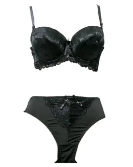 Bridal Pushup Plus Size Bra Panty Sets - Single Padded Underwired Bra Panty Sets - BS2005