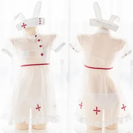 Bunny Transparent Nurse Uniform SD01490