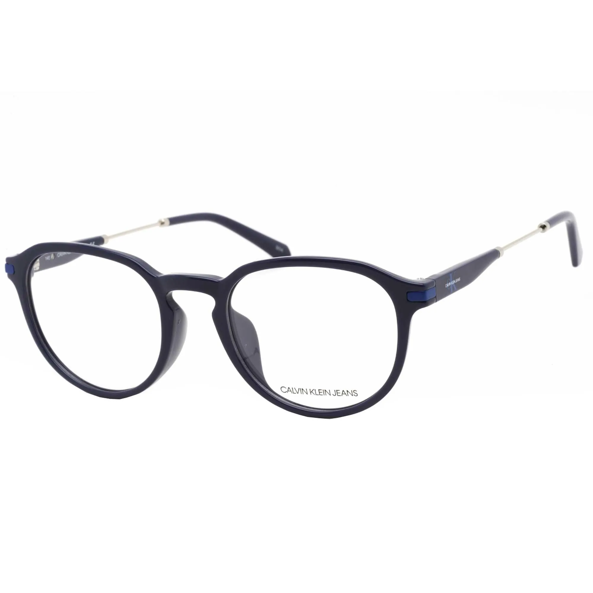 Calvin Klein Jeans Unisex Eyeglasses - Navy Plastic Frame Clear Lens | CKJ19707A 405