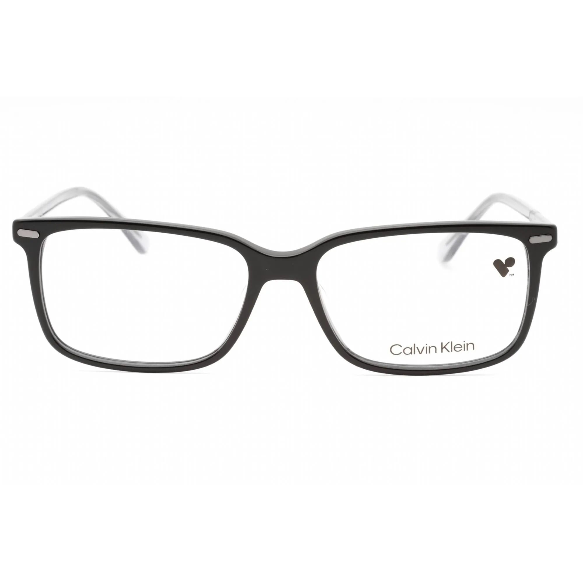 Calvin Klein Men's Eyeglasses - Black Plastic Rectangular Full Rim Frame | CK22542 001