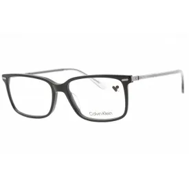 Calvin Klein Men's Eyeglasses - Black Plastic Rectangular Full Rim Frame | CK22542 001