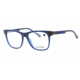 Calvin Klein Men's Eyeglasses - Blue Injected Propionate Square Frame | CK23521 438