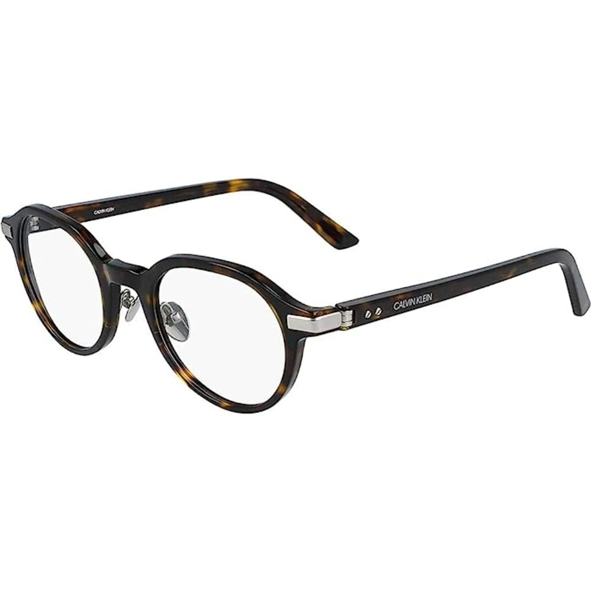 Calvin Klein Men's Eyeglasses - Dark Tortoise Round Frame | CALVIN KLEIN CK20504 235
