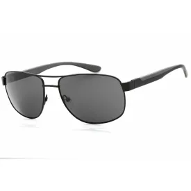 Calvin Klein Men's Sunglasses - Full Rim Matte Black Metal Aviator | CK20319S 002
