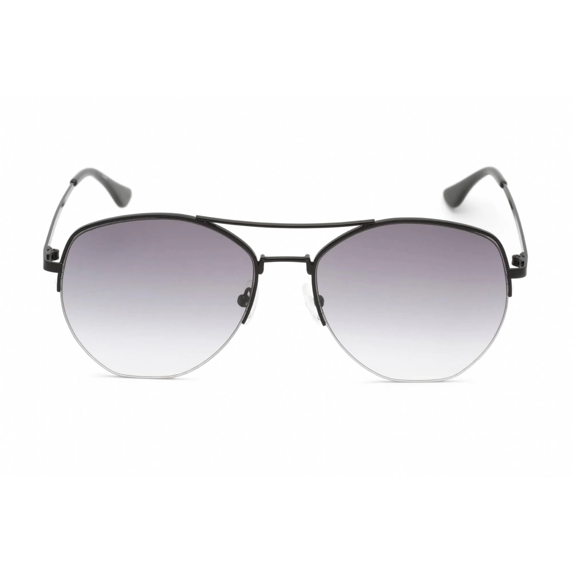 Calvin Klein Retail Women's Sunglasses - Full Rim Black Metal Aviator | CK20121S 001