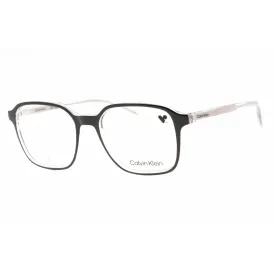 Calvin Klein Unisex Eyeglasses - Black Plastic Square Full Rim Frame | CK23524 001