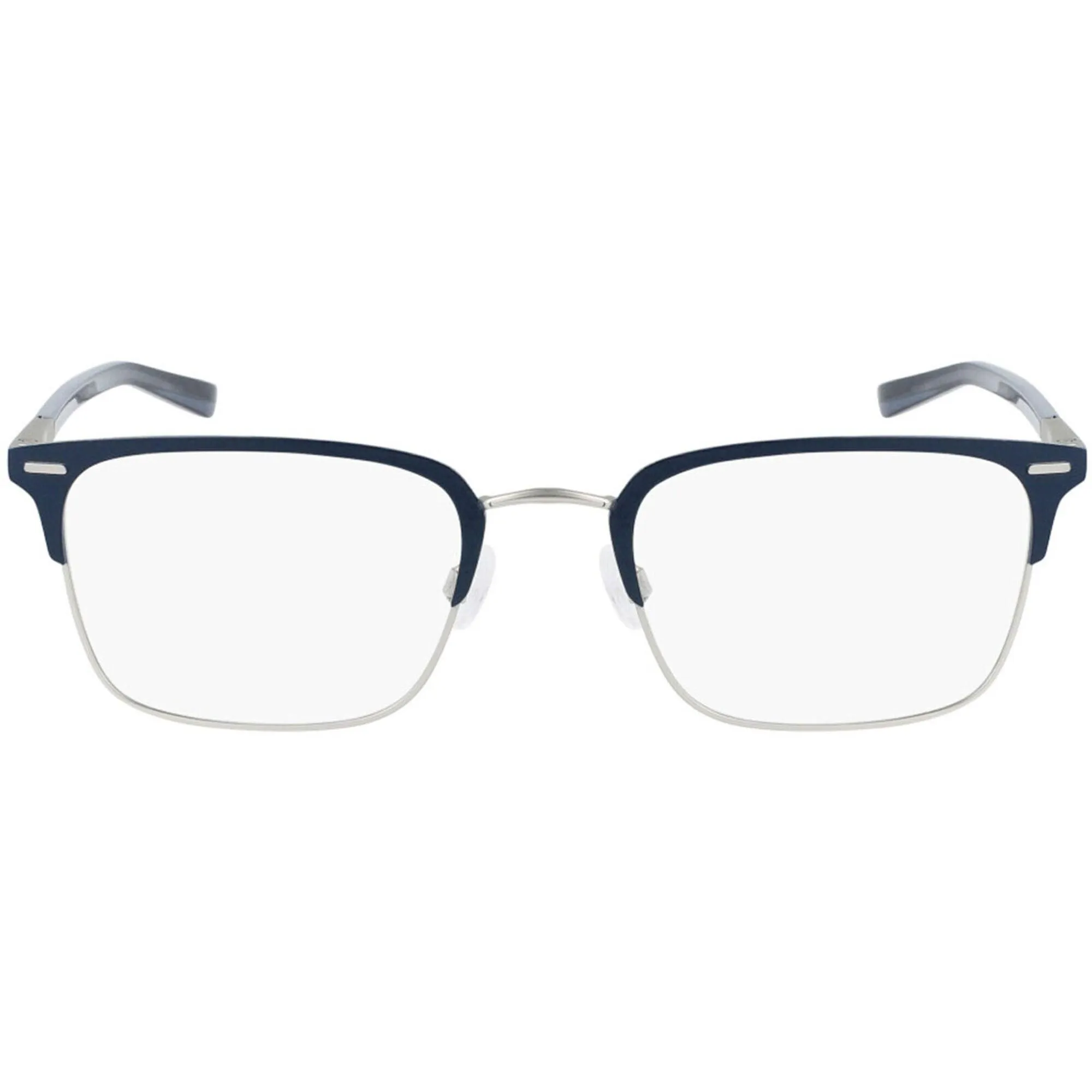 Calvin Klein Unisex Eyeglasses - Blue Metal Square Frame | CALVIN KLEIN CK21302 422
