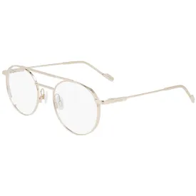 Calvin Klein Unisex Eyeglasses - Gold Metal Round Frame | CALVIN KLEIN CK21101 717