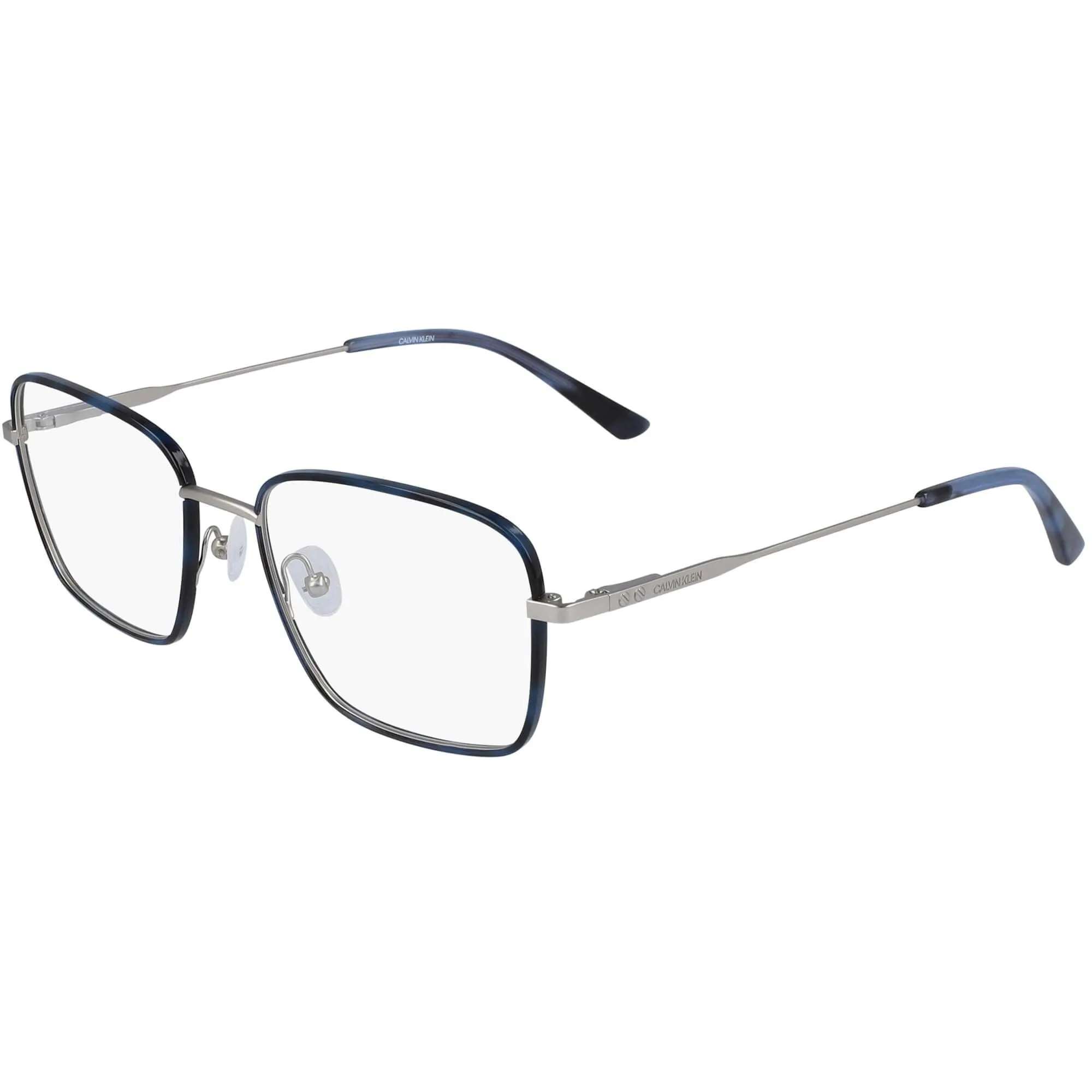 Calvin Klein Unisex Eyeglasses - Navy Tortoise Square Frame | CALVIN KLEIN CK20114 456