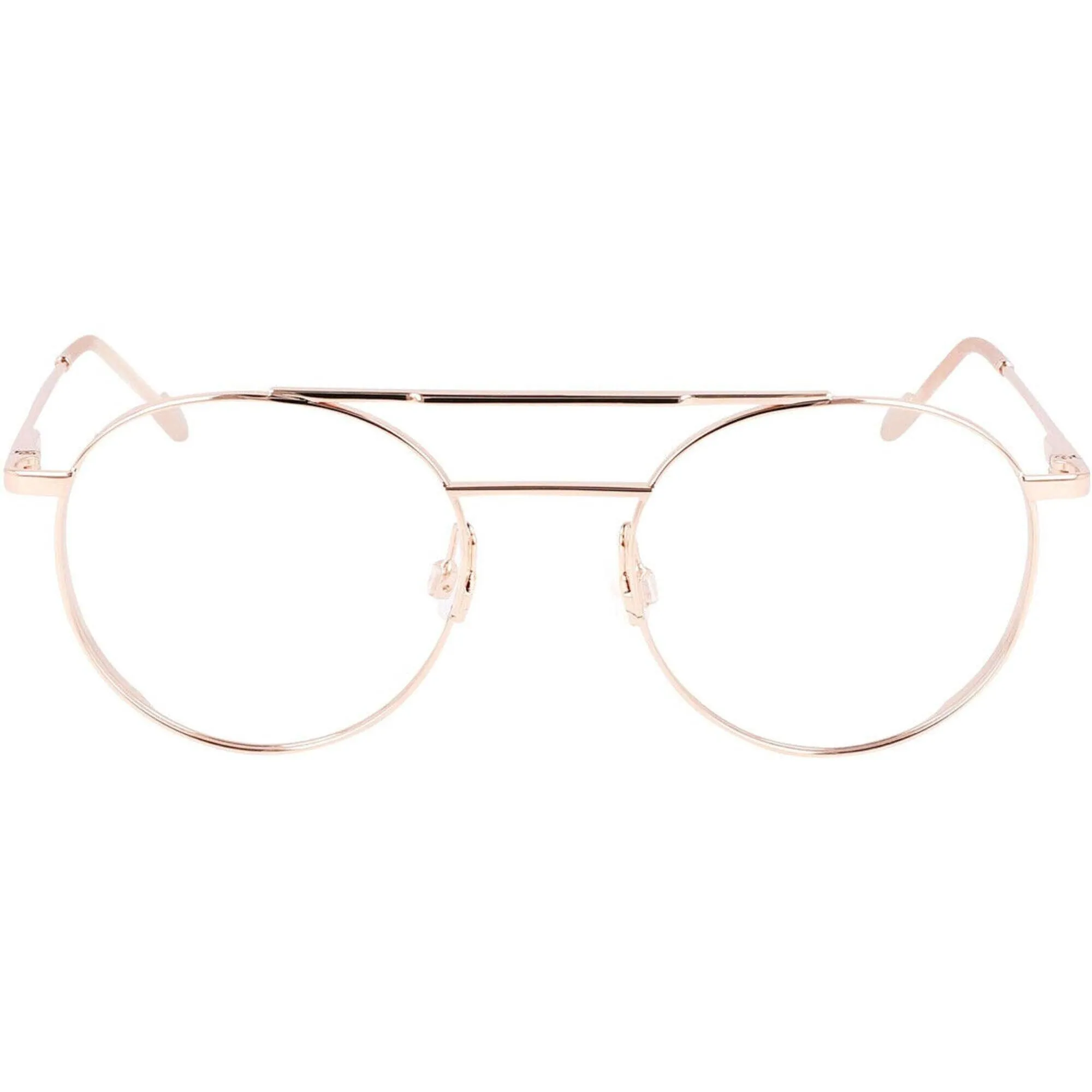 Calvin Klein Unisex Eyeglasses - Rose Gold Round Frame | CALVIN KLEIN CK21101 780