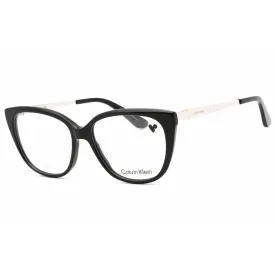 Calvin Klein Women's Eyeglasses - Black Cat Eye Plastic Frame Clear Lens | CK23520 001