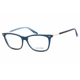 Calvin Klein Women's Eyeglasses - Blue Plastic Rectangular Shape Frame | CK22506 438