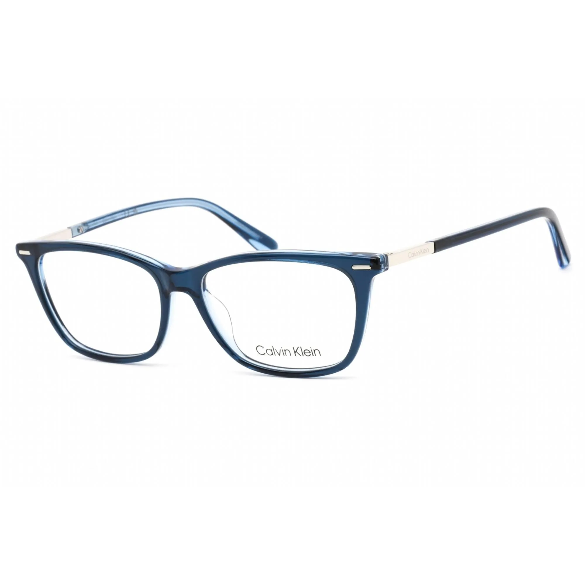 Calvin Klein Women's Eyeglasses - Blue Plastic Rectangular Shape Frame | CK22506 438