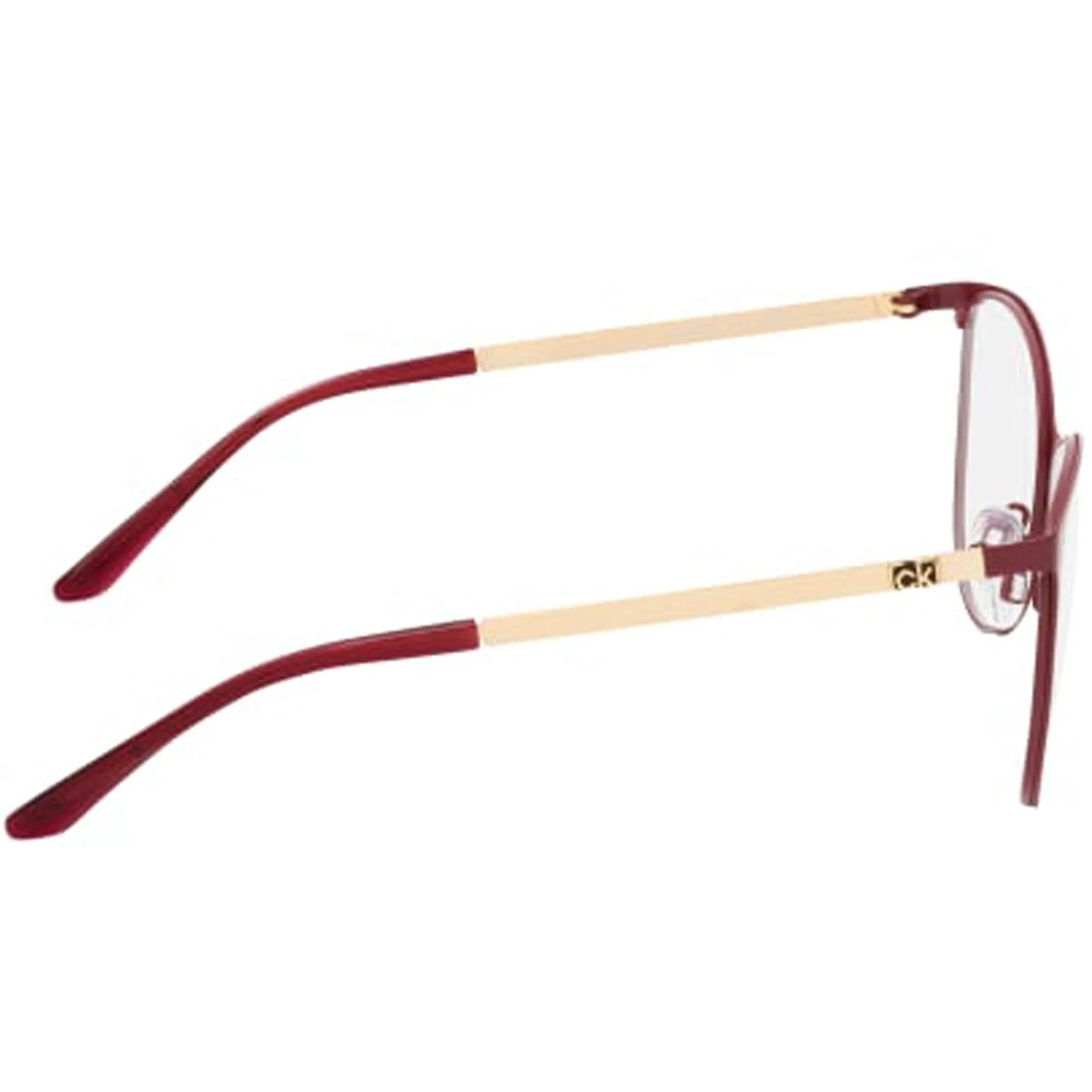 Calvin Klein Women's Eyeglasses - Matt Burgundy Oval Frame | CALVIN KLEIN CK20130 605