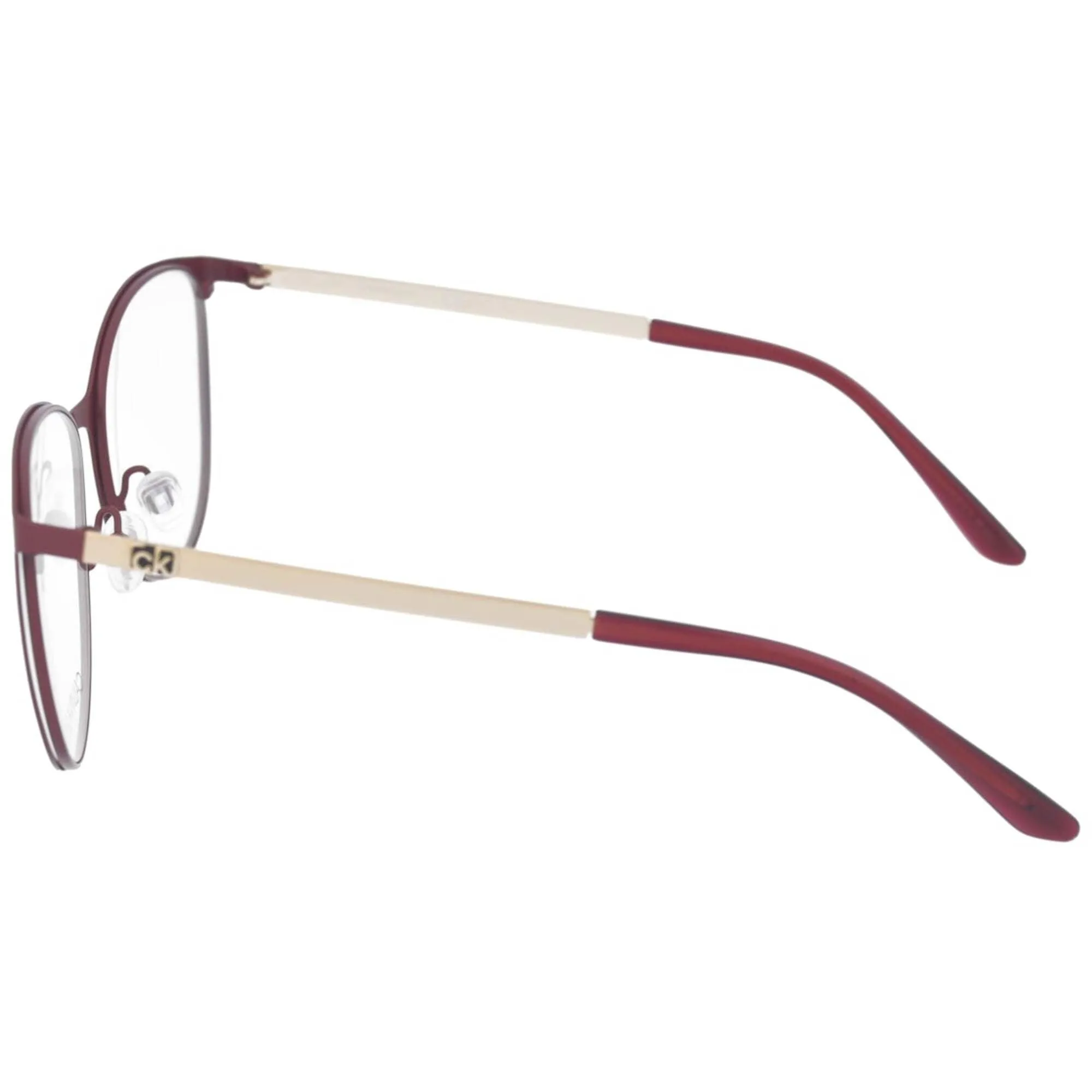 Calvin Klein Women's Eyeglasses - Matt Burgundy Oval Frame | CALVIN KLEIN CK20130 605