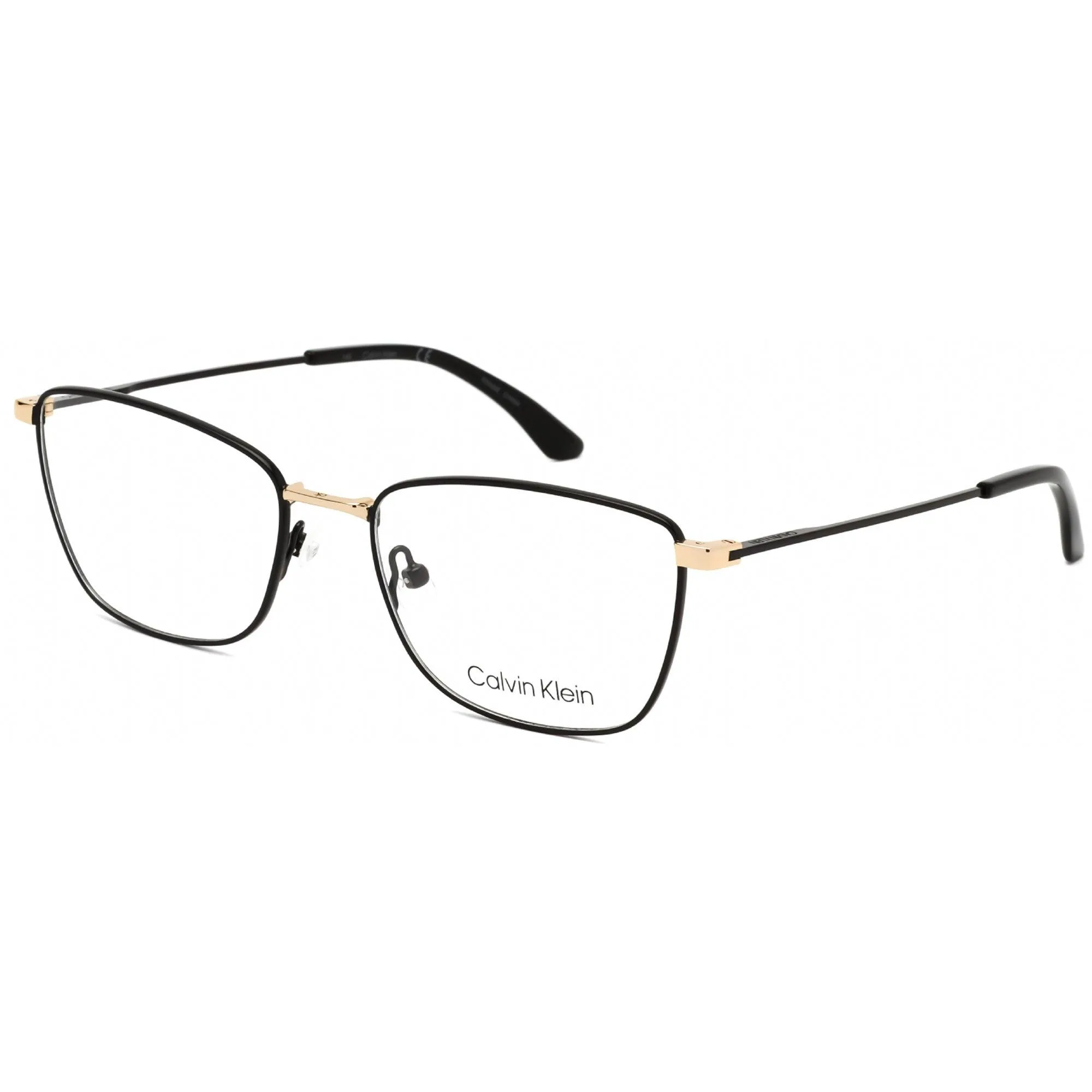 Calvin Klein Women's Eyeglasses - Matte Black Cat Eye Frame Clear Lens | CK20128 001
