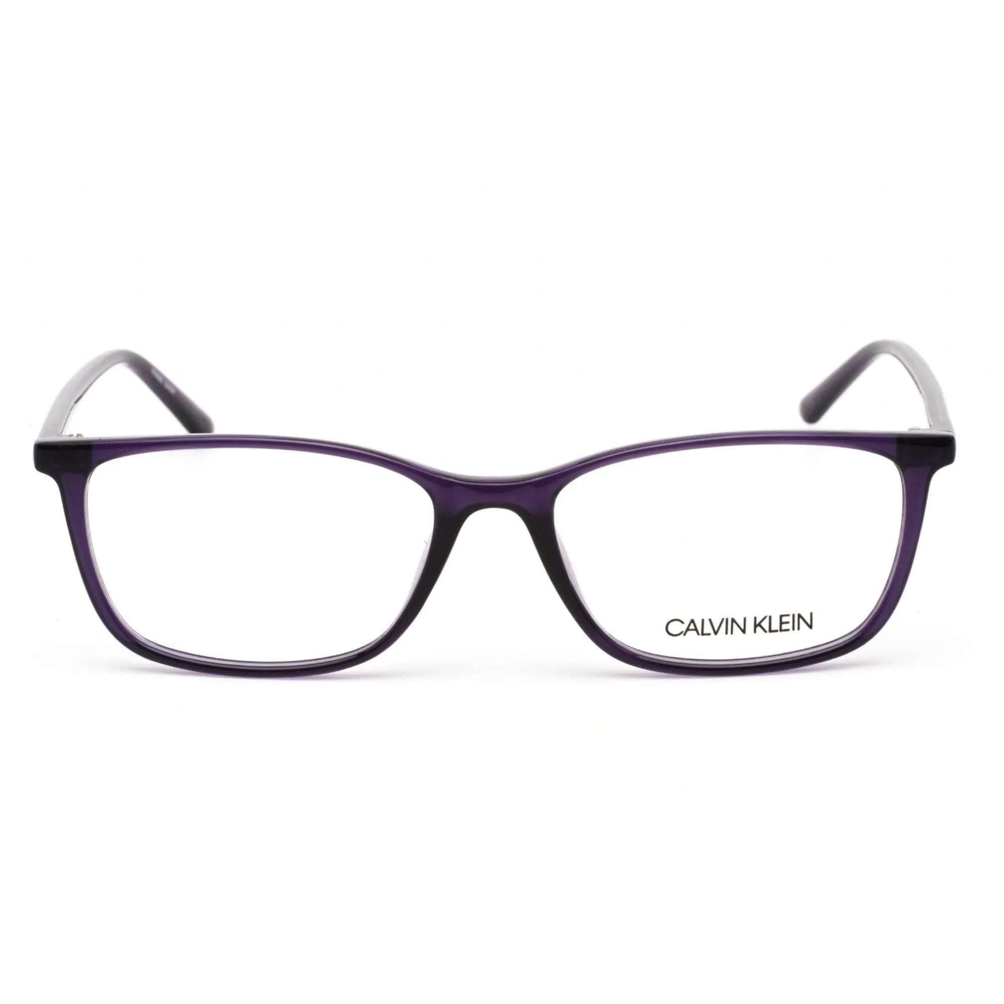 Calvin Klein Women's Eyeglasses - Rectangular Crystal Dark Purple Frame | CK19512 501