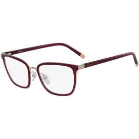 Calvin Klein Women's Eyeglasses - Wine Plastic Square Frame | CALVIN KLEIN CK5453 607