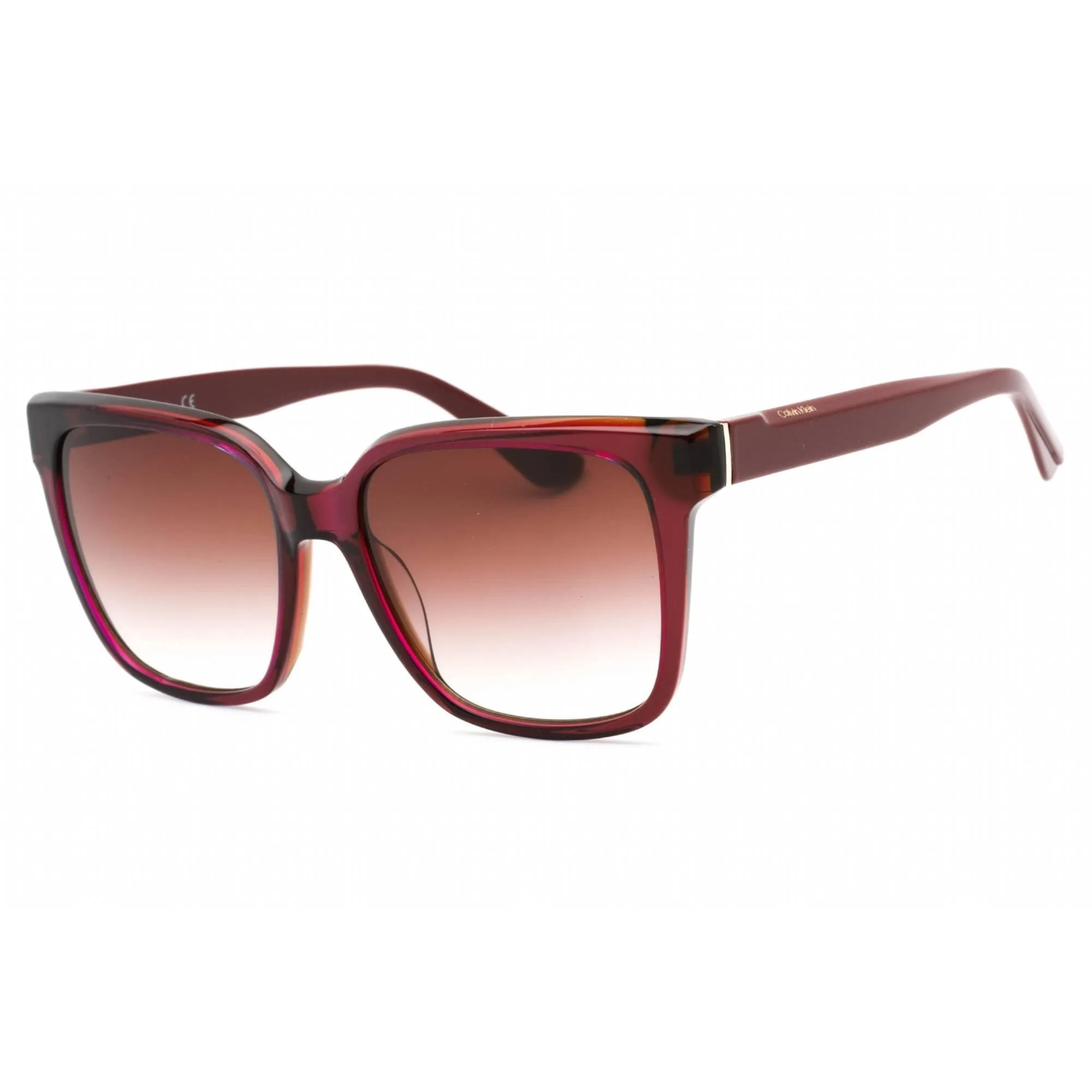 Calvin Klein Women's Sunglasses - Burgundy Frame Brown Gradient Lens | CK21530S 605