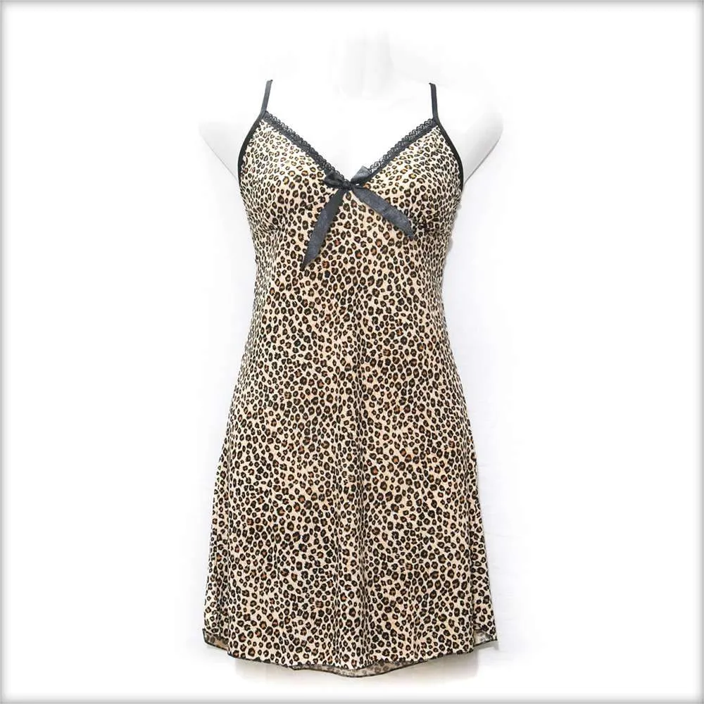 Cheetah Print Short Nighty