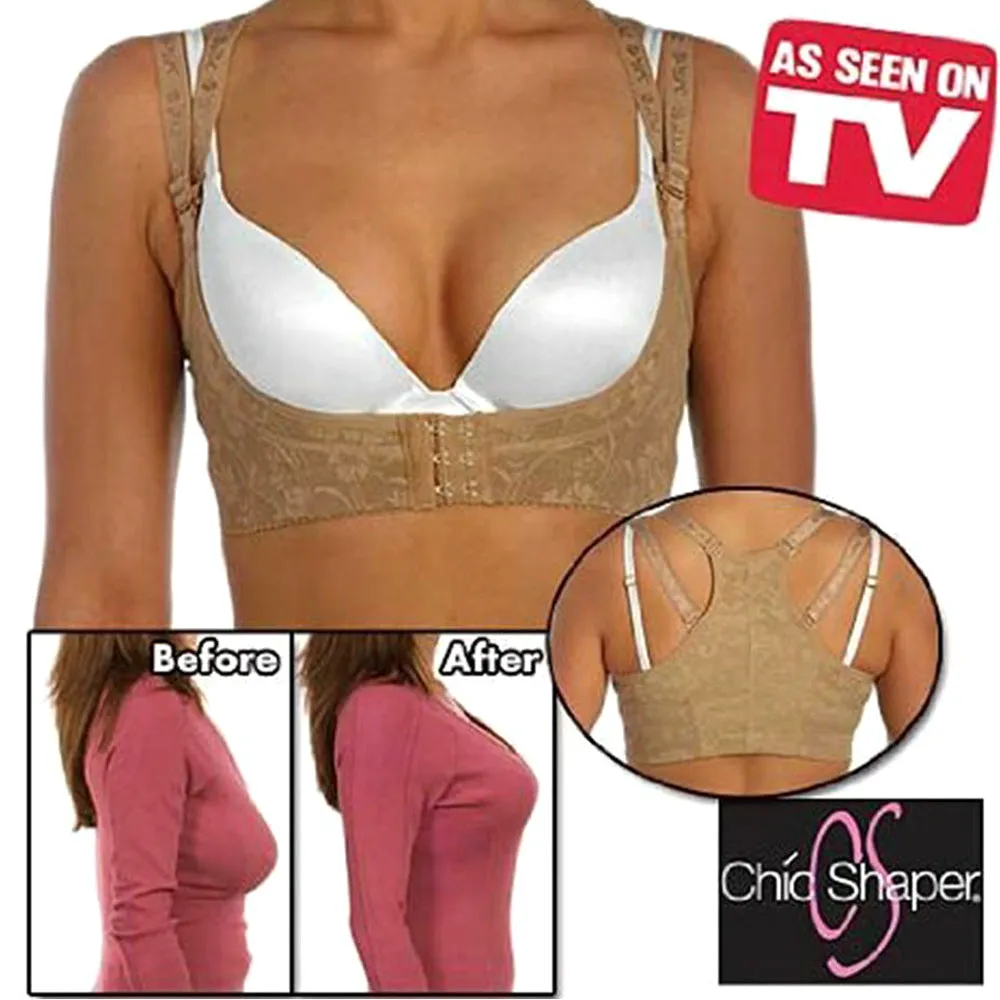 Chic Shaper Perfect Posture Bra Top-Nude Extra L(Size 44-46)