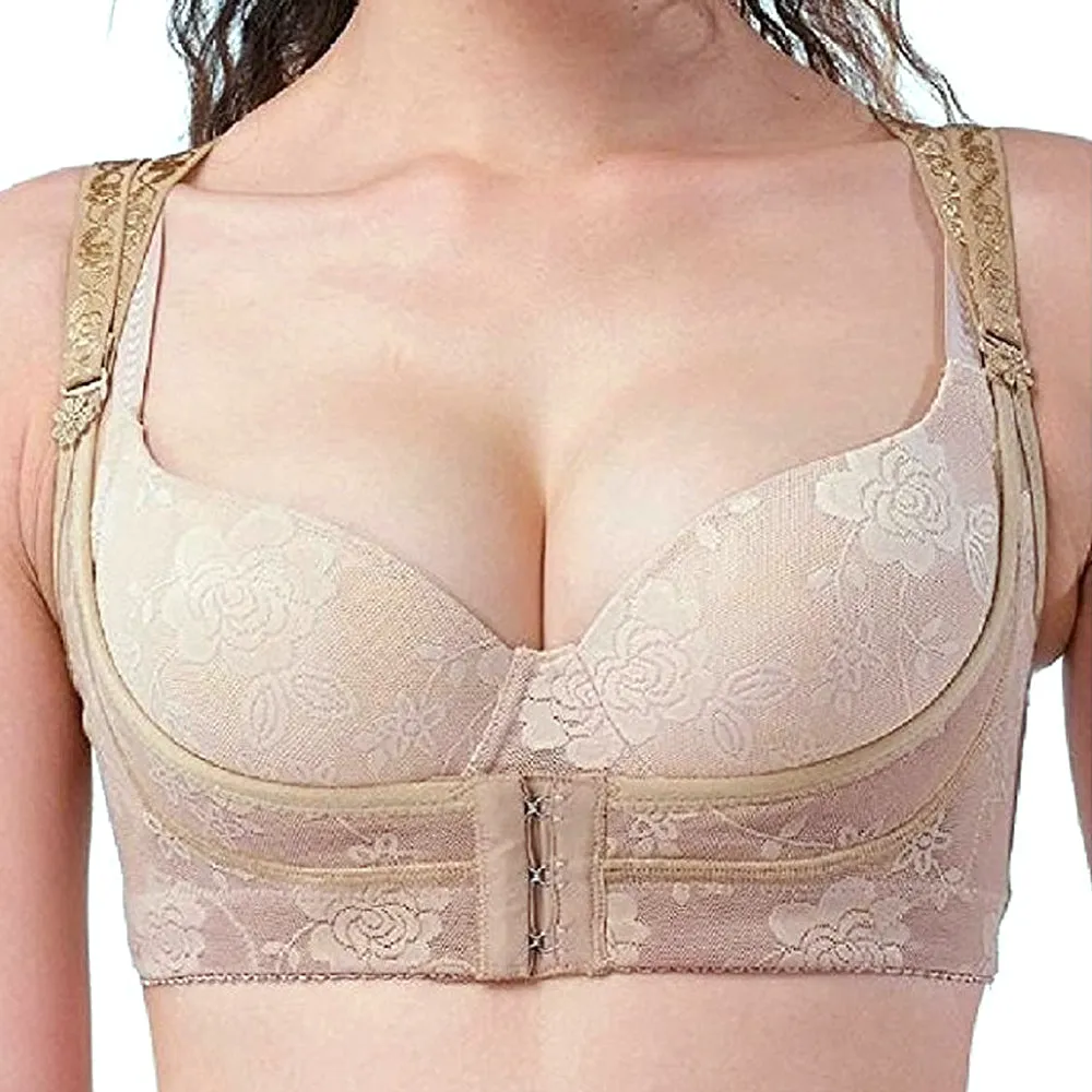 Chic Shaper Perfect Posture Bra Top-Nude Extra L(Size 44-46)
