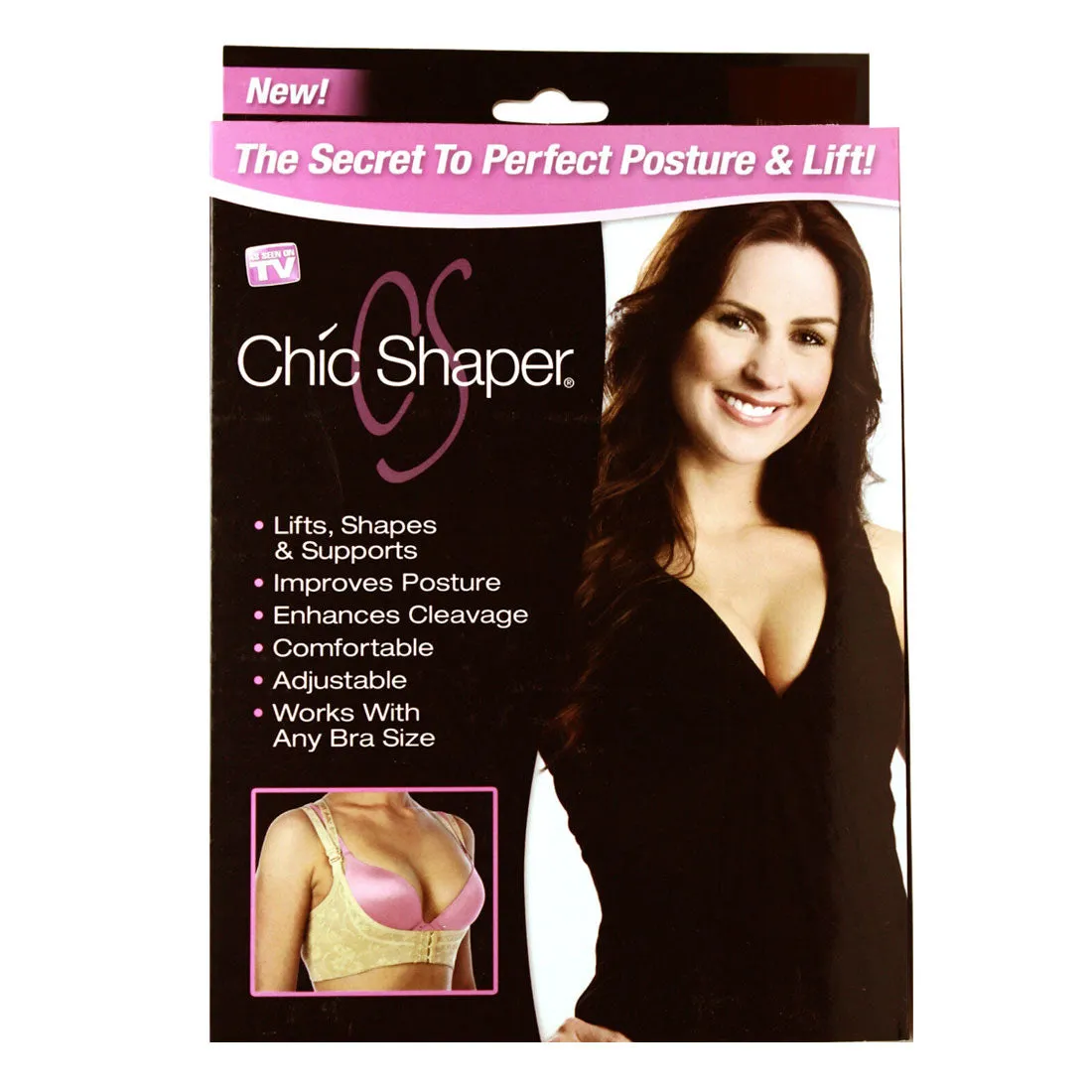 Chic Shaper Perfect Posture Bra Top-Nude Extra L(Size 44-46)