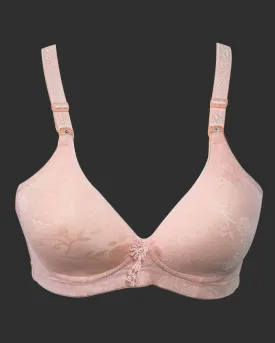 Comfortable Bra 2588 Peach- Single Padded Non Wired - Mi Sinuo