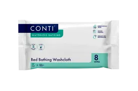 Conti® Bed Bathing Washcloth - Lightly Fragranced - 8 Cloths