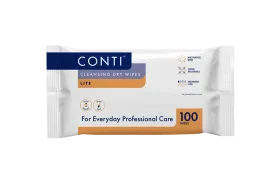 Conti® Lite Cleansing Dry Wipes - Large - Pack of 100 Wipes