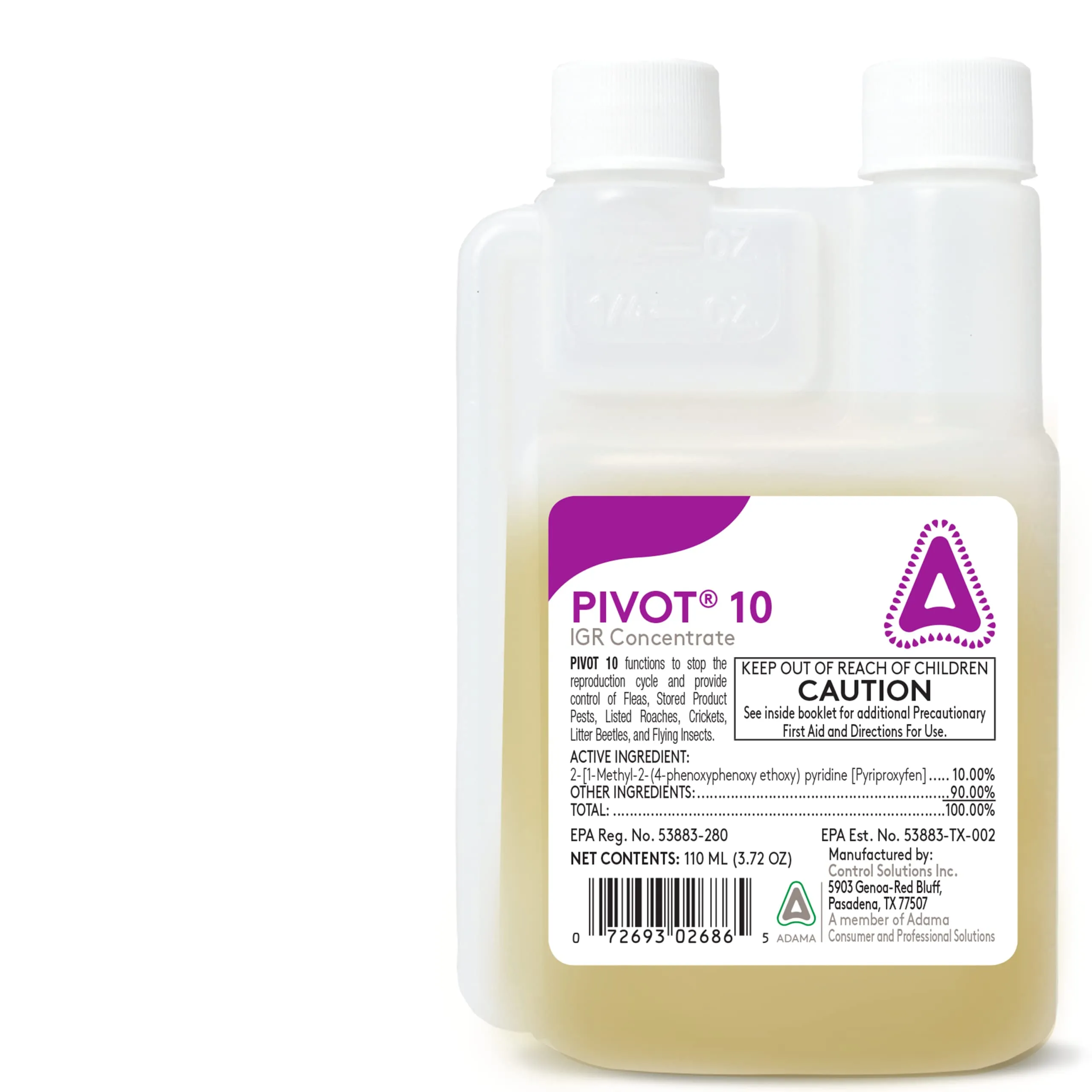 Control Solutions Pivot 10 IGR Insect Growth Regulator Concentrate 3.72oz 110ml
