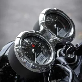 Couvercle de compteur poli The Peerless (T120/T100/Speed Twin/Street Cup/Thruxton) | Motone Customs