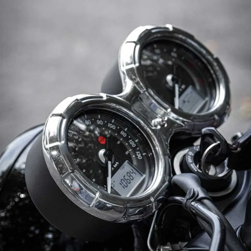 Couvercle de compteur poli The Peerless (T120/T100/Speed Twin/Street Cup/Thruxton) | Motone Customs